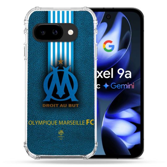 Coque Renforcée Pour Google Pixel 9A Olympique Marseille OM Bande