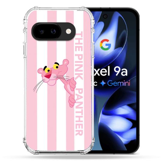 Coque Renforcée Pour Google Pixel 9A Panthere Rose