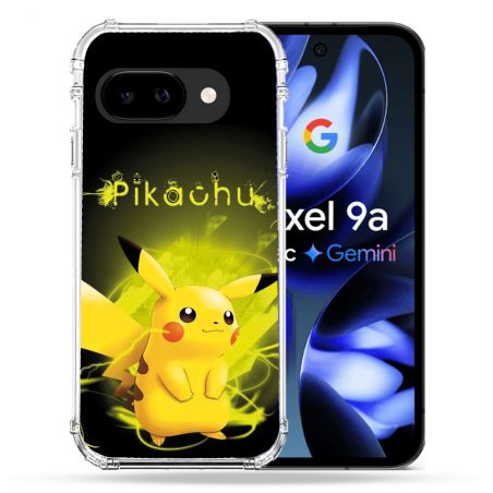 Coque Renforcée Pour Google Pixel 9A Pokemon Pikachu Eclair