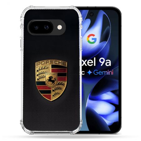 Coque Renforcée Pour Google Pixel 9A Porsche Carbone