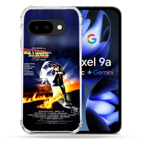 Coque Renforcée Pour Google Pixel 9A Retour Vers Le Futur Affiche