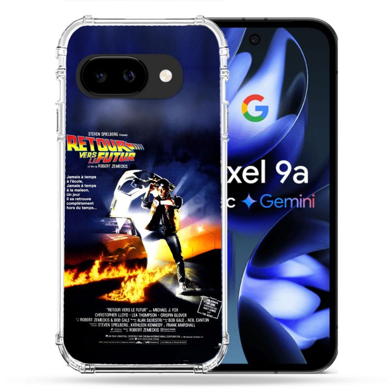 Coque Renforcée Pour Google Pixel 9A Retour Vers Le Futur Affiche