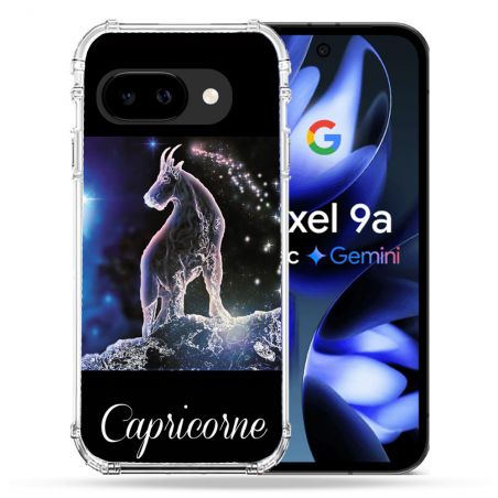 Coque Renforcée Pour Google Pixel 9A Signe Zodiaque 2 Capricorne