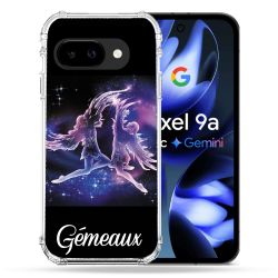 Coque Renforcée Pour Google Pixel 9A Signe Zodiaque 2 Gémeaux