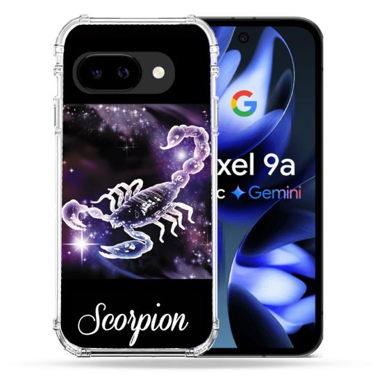 Coque Renforcée Pour Google Pixel 9A Signe Zodiaque 2 Scorpion