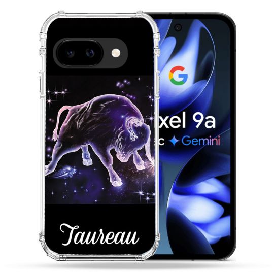 Coque Renforcée Pour Google Pixel 9A Signe Zodiaque 2 Taureau
