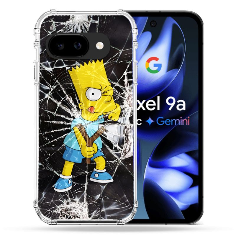 Coque Renforcée Pour Google Pixel 9A Simpson Bart