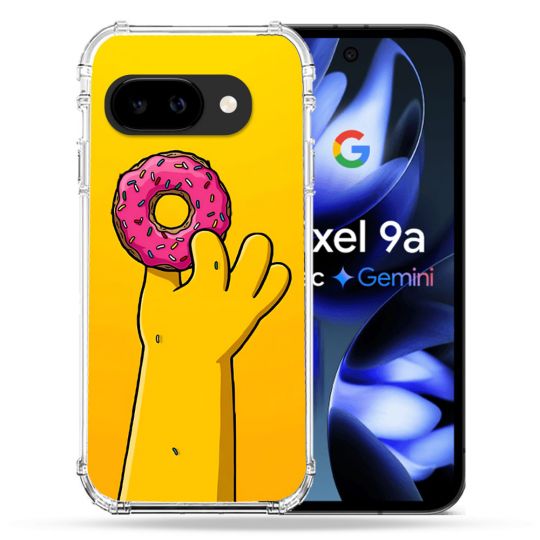 Coque Renforcée Pour Google Pixel 9A Simpson Donuts