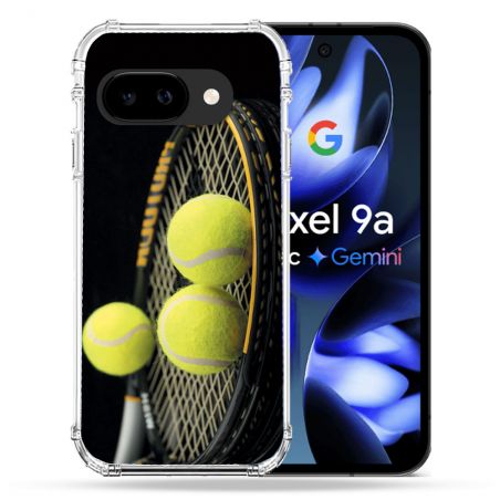 Coque Renforcée Pour Google Pixel 9A Sport Tennis Balls