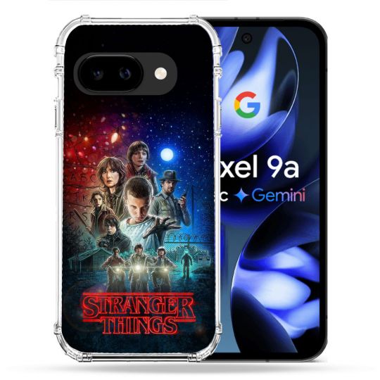 Coque Renforcée Pour Google Pixel 9A Stranger Things Affiche 1