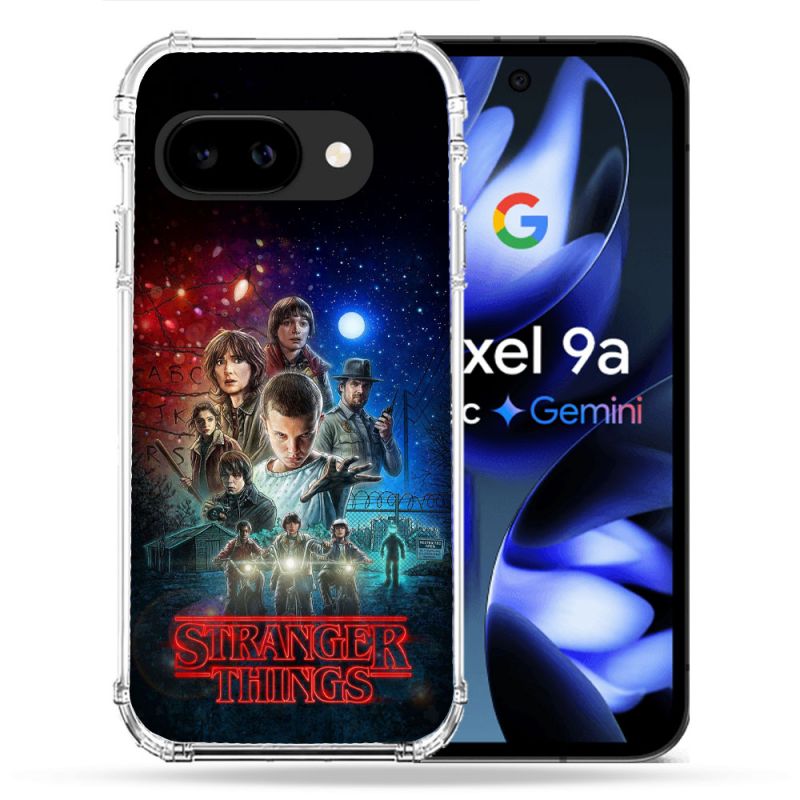 Coque Renforcée Pour Google Pixel 9A Stranger Things Affiche 1