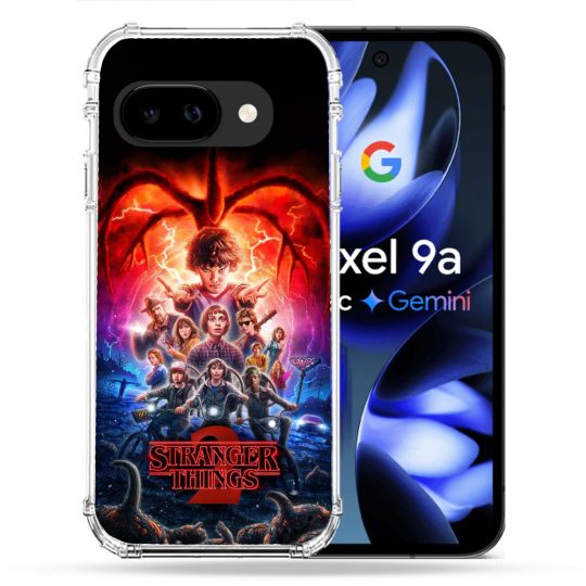 Coque Renforcée Pour Google Pixel 9A Stranger Things Affiche 2