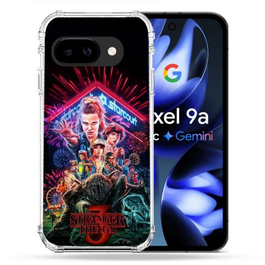 Coque Renforcée Pour Google Pixel 9A Stranger Things Affiche 3