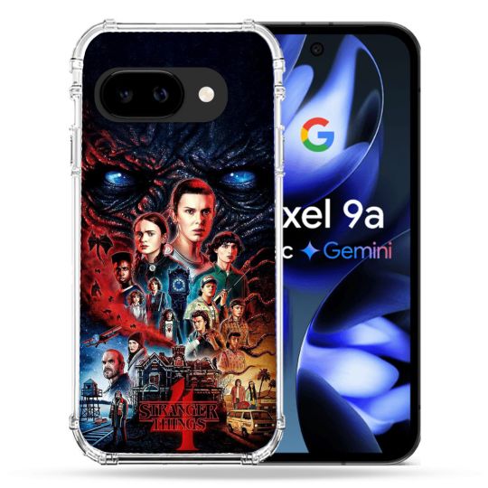 Coque Renforcée Pour Google Pixel 9A Stranger Things Affiche 4