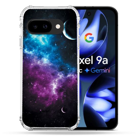 Coque Renforcée Pour Google Pixel 9A Univers Bleu Violet