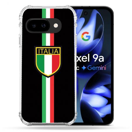 Coque Renforcée Pour Google Pixel 9A Voyage Italie 3 Noir