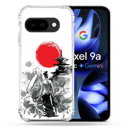 Coque Renforcée Pour Google Pixel 9A Voyage Japon Femme