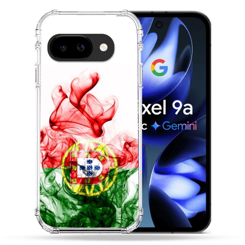 Coque Renforcée Pour Google Pixel 9A Voyage Portugal Flamme