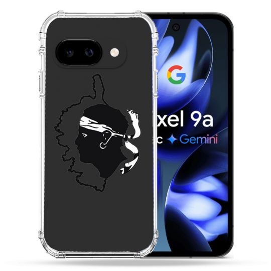Coque Renforcée Transparente Pour Google Pixel 9A Corse