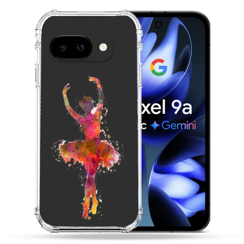 Coque Renforcée Transparente Pour Google Pixel 9A Danseuse etoile