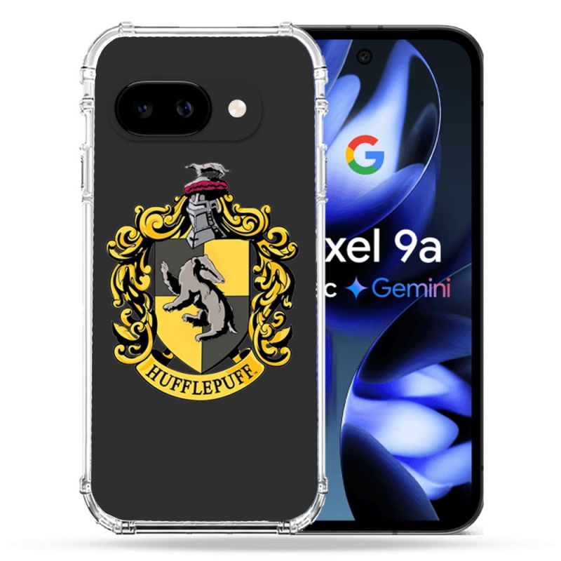 Coque Renforcée Transparente Pour Google Pixel 9A Harry Potter Hufflepuff