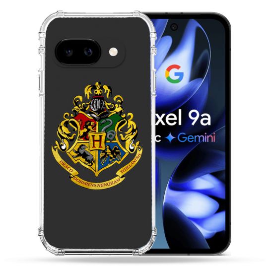 Coque Renforcée Transparente Pour Google Pixel 9A Harry Potter Poudlard