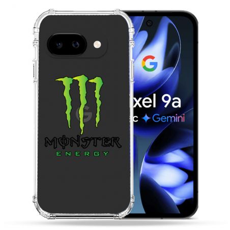 Coque Renforcée Transparente Pour Google Pixel 9A Monster Energy