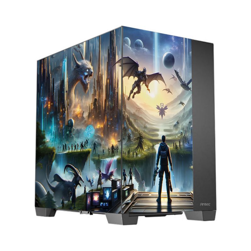 Kit Décoration Electrostatique Boitier PC Antec C8 Gamer