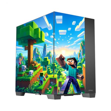 Kit Décoration Electrostatique Boitier PC Antec C8 Inspiration Minecraft