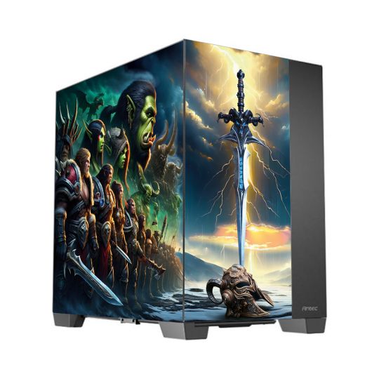 Kit Décoration Electrostatique Boitier PC Antec C8 Inspiration Warcraft
