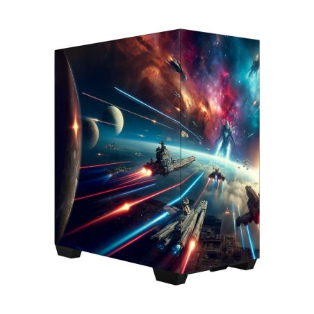 Kit Décoration Electrostatique Boitier PC Corsair 3500X Inspiration Guerre des etoiles