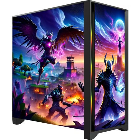 Kit Décoration Electrostatique Boitier PC Corsair 4000X Inspiration Fortnite