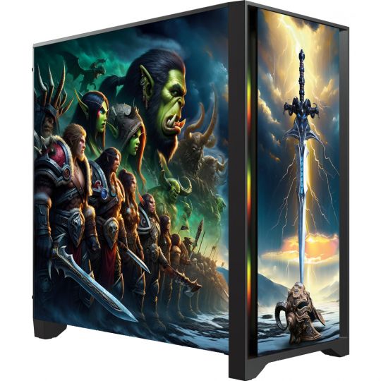 Kit Décoration Electrostatique Boitier PC Corsair 4000X Inspiration Warcraft