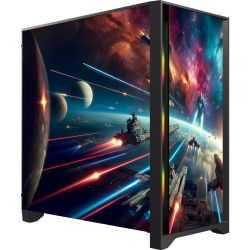 Kit Décoration Electrostatique Boitier PC Corsair 5000X Inspiration Guerre des etoiles