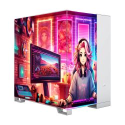 Kit Décoration Electrostatique Boitier PC Corsair 6500X Gameuse