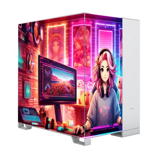Kit Décoration Electrostatique Boitier PC Corsair 6500X Gameuse