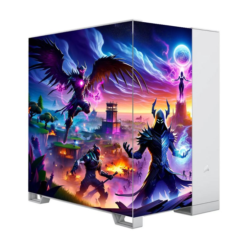 Kit Décoration Electrostatique Boitier PC Corsair 6500X Inspiration Fortnite