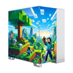 Kit Décoration Electrostatique Boitier PC Corsair 6500X Inspiration Minecraft