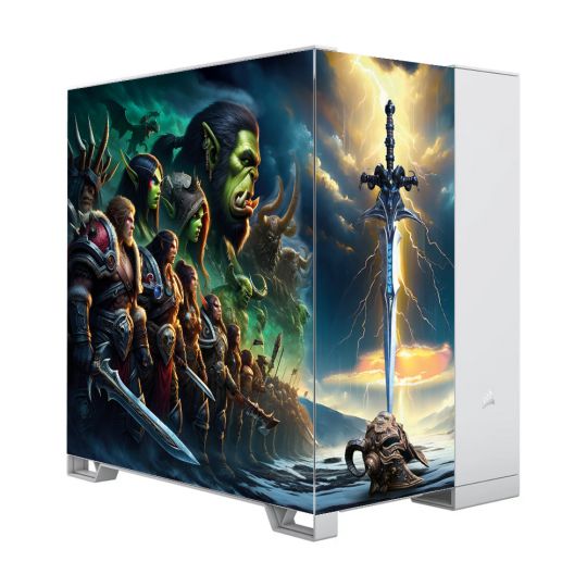 Kit Décoration Electrostatique Boitier PC Corsair 6500X Inspiration Warcraft