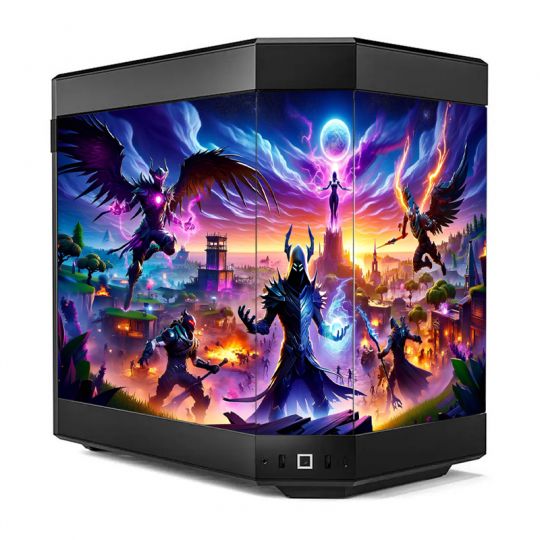 Kit Décoration Electrostatique Boitier PC Hyte Y60 Inspiration Fortnite