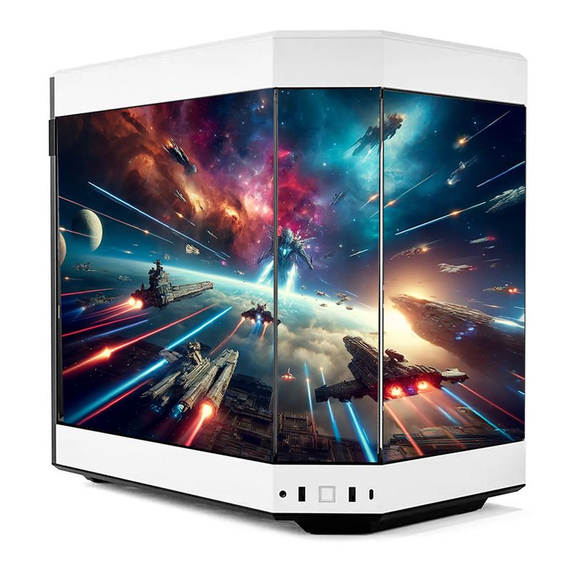 Kit Décoration Electrostatique Boitier PC Hyte Y60 Inspiration Guerre des etoiles