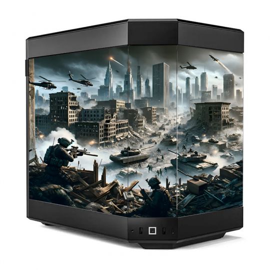 Kit Décoration Electrostatique Boitier PC Hyte Y60 Inspiration Warzone