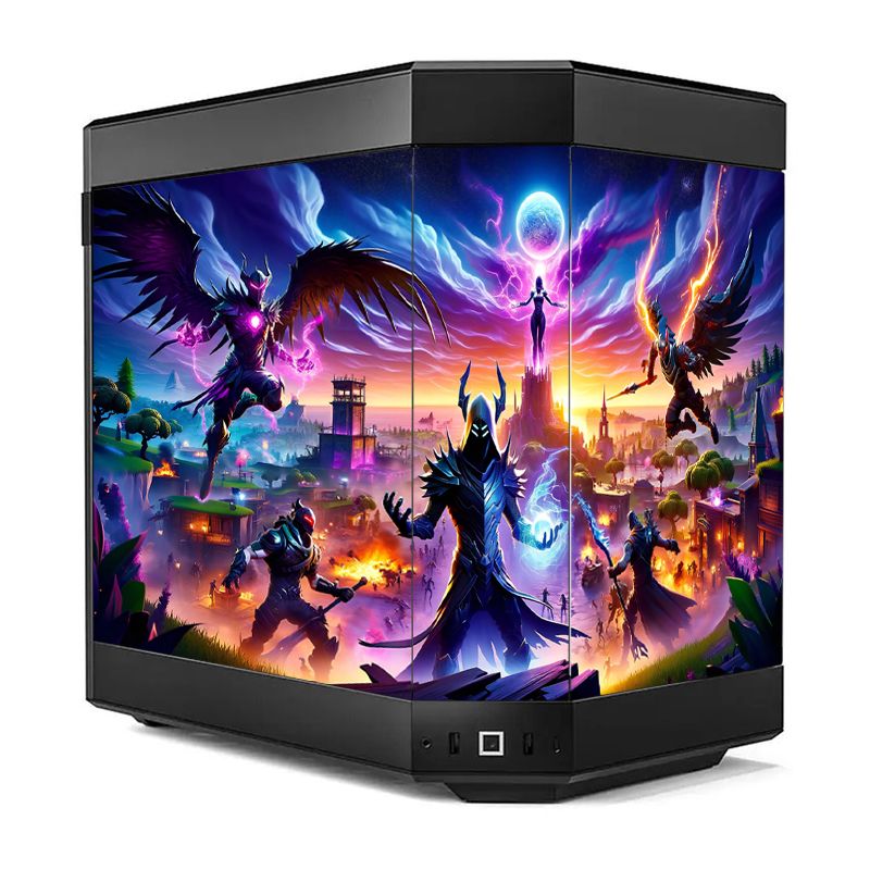Kit Décoration Electrostatique Boitier PC Hyte Y70 Inspiration Fortnite