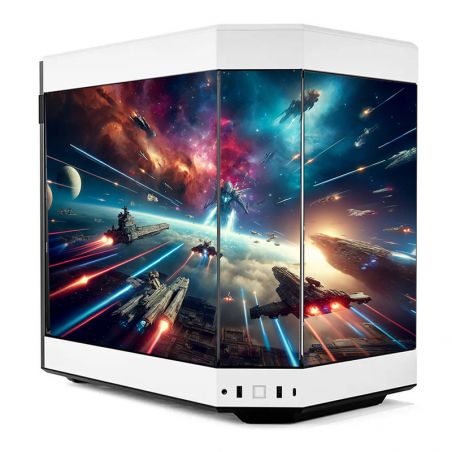 Kit Décoration Electrostatique Boitier PC Hyte Y70 Inspiration Guerre des etoiles