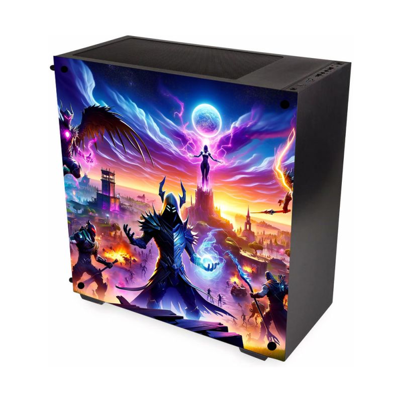 Kit Décoration Electrostatique Boitier PC Kolink Stronghold Inspiration Fortnite