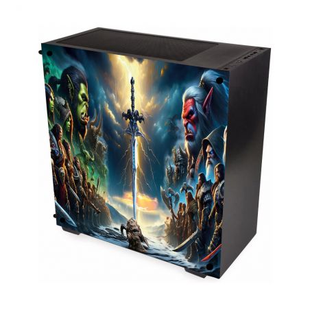 Kit Décoration Electrostatique Boitier PC Kolink Stronghold Inspiration Warcraft