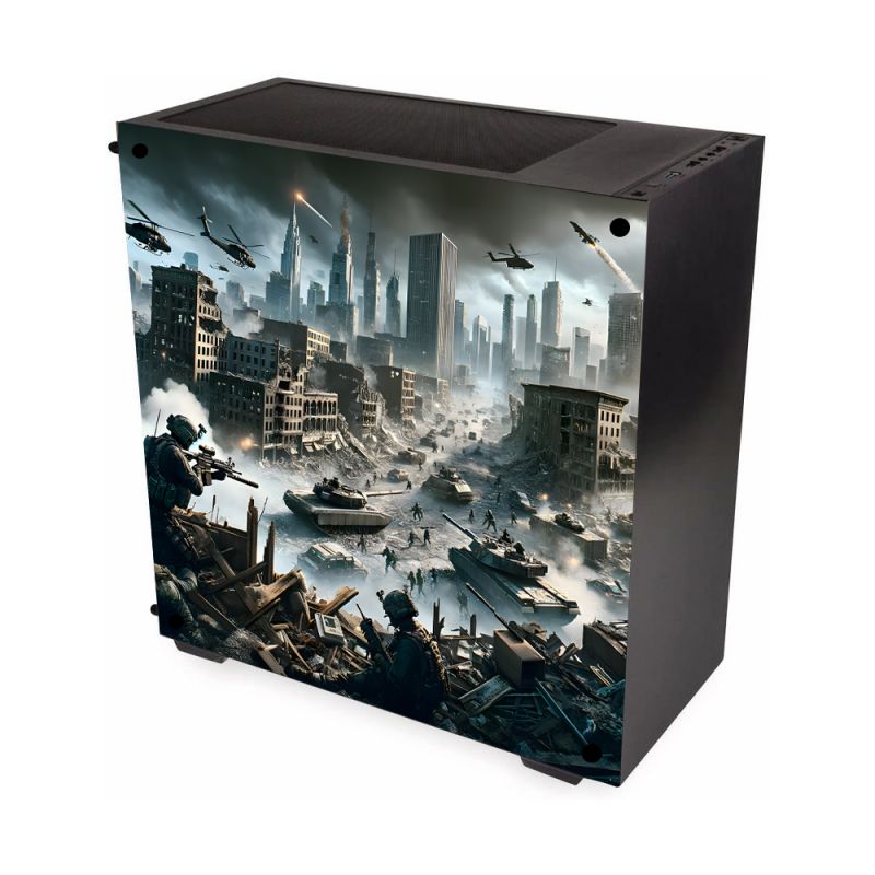 Kit Décoration Electrostatique Boitier PC Kolink Stronghold Inspiration Warzone