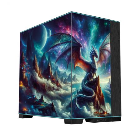 Kit Décoration Electrostatique Boitier PC Lian-Li PC-O11 Dynamic Evo Dragon