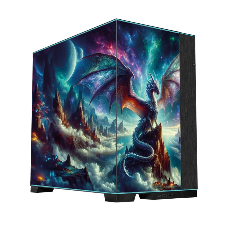 Kit Décoration Electrostatique Boitier PC Lian-Li PC-O11 Dynamic Evo Dragon