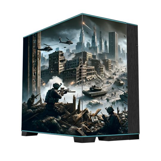 Kit Décoration Electrostatique Boitier PC Lian-Li PC-O11 Dynamic Evo Inspiration Warzone